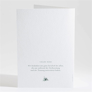 Kirchenheft Hochzeit aquarell poesie mit initiale - Vue 4