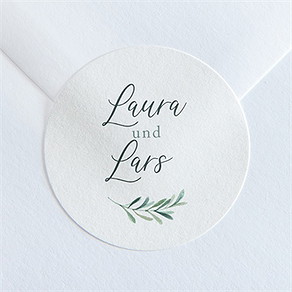 Aufkleber Hochzeit liebessamen