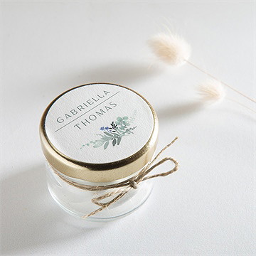 Aufkleber Hochzeit aquarell poesie - Vue 2