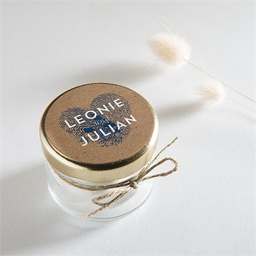 Aufkleber Hochzeit einzigartige fingerabdrücke - Vue 2