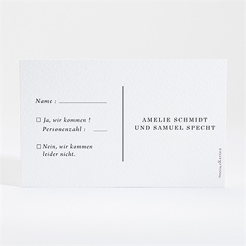 Antwortkarte Hochzeit liebespaar - Vue 2