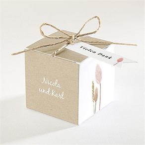 Geschenkbox Hochzeit feldblumenstrauß