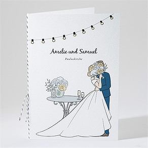 Kirchenheft Hochzeit liebespaar