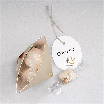 Geschenkbox Hochzeit Feldblumenstrauß - Schachtel - Vue 3