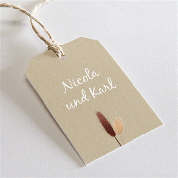 Geschenkanhänger Hochzeit Feldblumenstrauß