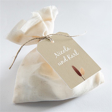 Geschenkanhänger Hochzeit feldblumenstrauß - Vue 2