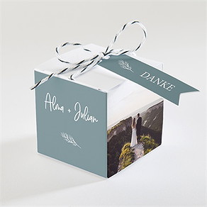 Geschenkbox Hochzeit liebeszeichnung
