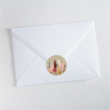 Aufkleber Hochzeit feldblumenstrauß - Vue 3