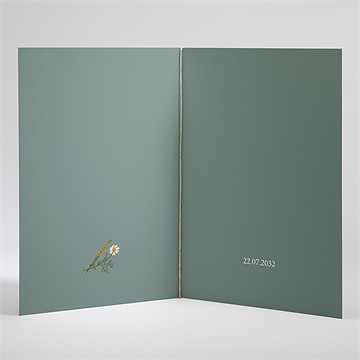 Kirchenheft Hochzeit gravur mit ländlichem motiv - Vue 3