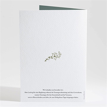 Kirchenheft Hochzeit gravur mit ländlichem motiv - Vue 4