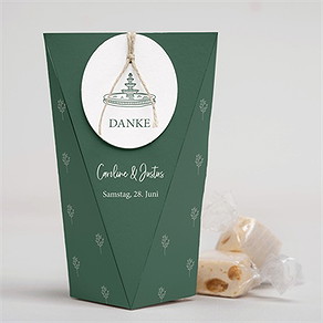 Geschenkbox Hochzeit samenliebe - schachtel