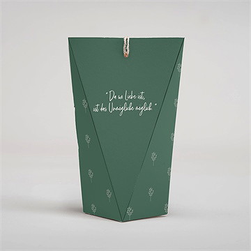 Geschenkbox Hochzeit samenliebe - schachtel - Vue 4