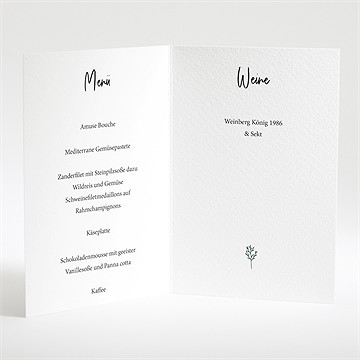 Menükarte Hochzeit samenliebe - Vue 2