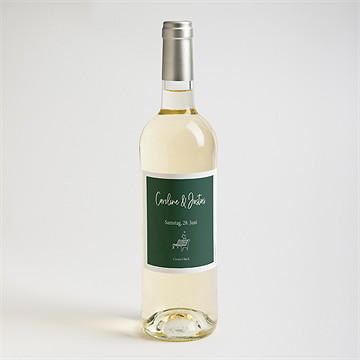 Flaschenetikett Hochzeit samenliebe - Vue 2