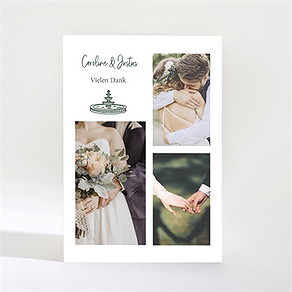 Dankeskarte Hochzeit samenliebe