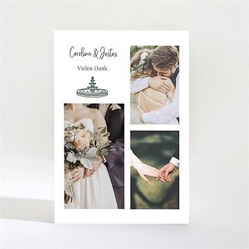 Dankeskarte Hochzeit samenliebe