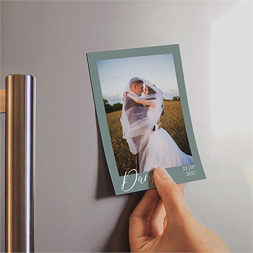 Dankeskarte Hochzeit gravur mit ländlichem motiv - Vue 2