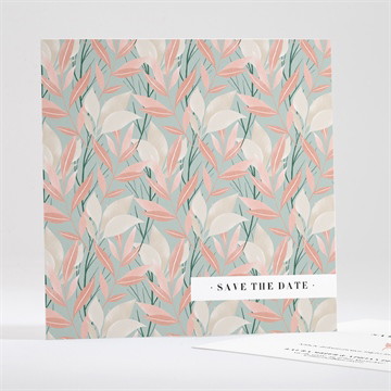 Save the Date Karte blättersamen