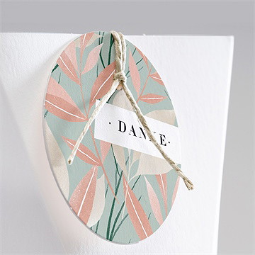 Geschenkbox Hochzeit Blättersamen - Schachtel - Vue 2