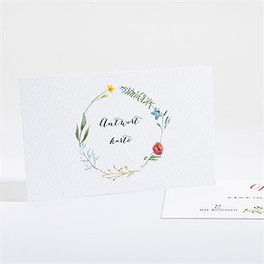 Antwortkarte Hochzeit frühlingsgefühle