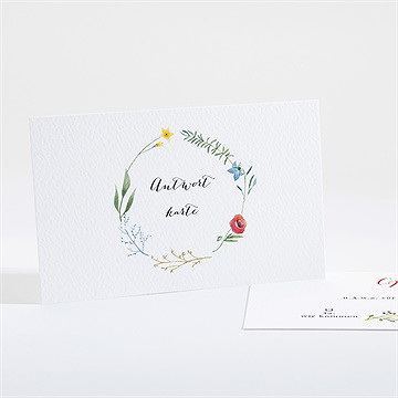 Antwortkarte Hochzeit frühlingsgefühle