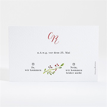 Antwortkarte Hochzeit frühlingsgefühle - Vue 2