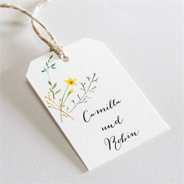 Geschenkanhänger Hochzeit frühlingsgefühle - schachtel