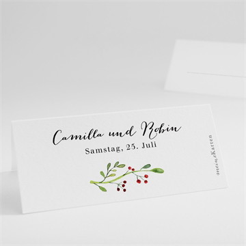 Tischkarte Hochzeit frühlingsgefühle - schachtel