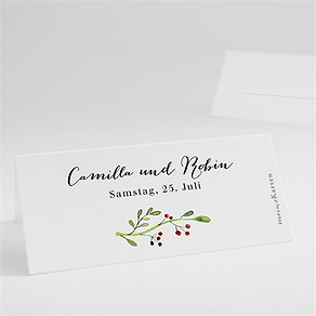 Tischkarte Hochzeit frühlingsgefühle