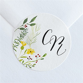 Aufkleber Hochzeit frühlingsgefühle