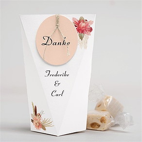 Geschenkbox Hochzeit behutsamkeit - schachtel