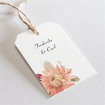 Geschenkanhänger Hochzeit behutsamkeit - schachtel