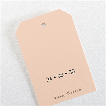 Geschenkanhänger Hochzeit behutsamkeit - vue 3