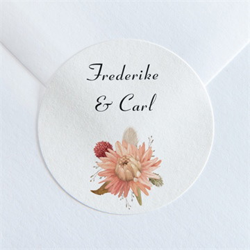 Aufkleber Hochzeit behutsamkeit - schachtel