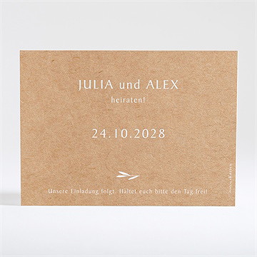 Save the Date Karte boheme schick - Vue 2