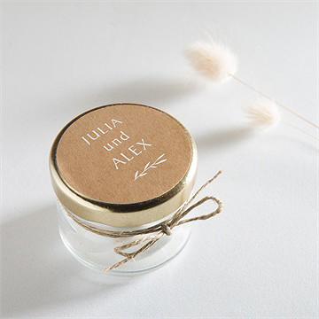 Aufkleber Hochzeit boheme schick - Vue 2