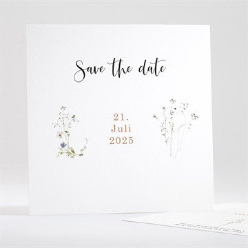 Save the Date Karte zu zweit