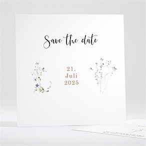 Save the Date Karte zu zweit