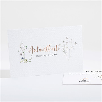 Antwortkarte Hochzeit zu zweit