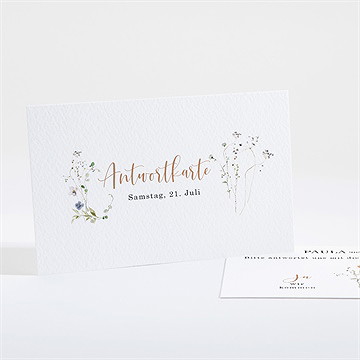 Antwortkarte Hochzeit zu zweit