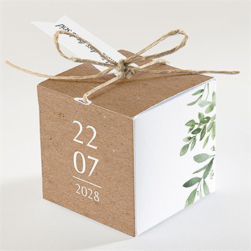 Geschenkbox Hochzeit blätterschmuck - Vue 2