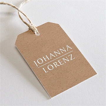 Geschenkanhänger Hochzeit blätterschmuck