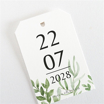 Geschenkanhänger Hochzeit blätterschmuck - vue 3