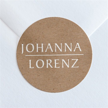 Aufkleber Hochzeit blätterschmuck - magnet