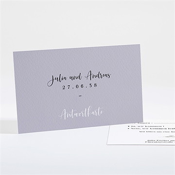 Antwortkarte Hochzeit strauß in nude