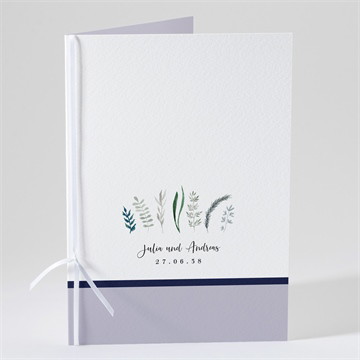 Kirchenheft Hochzeit Strauß in nude