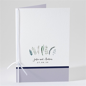 Kirchenheft Hochzeit strauß in nude