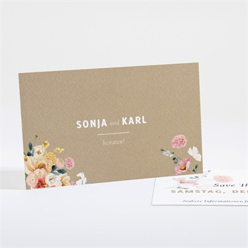 Save the Date Karte Land und poesie