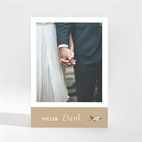 Dankeskarte Hochzeit land und poesie - magnet