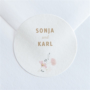 Aufkleber Hochzeit Land Und Poesie